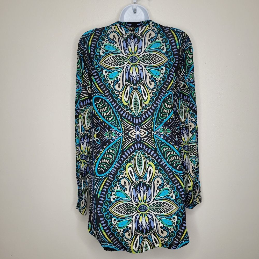 Y2k Style And Co Multicolor Quirky Button Front E… - image 2